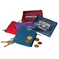 70D Polyester Coin Purse w/ Key Ring